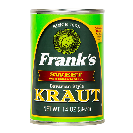 Frank's Bavarian Kraut, 14 oz - 034300000422