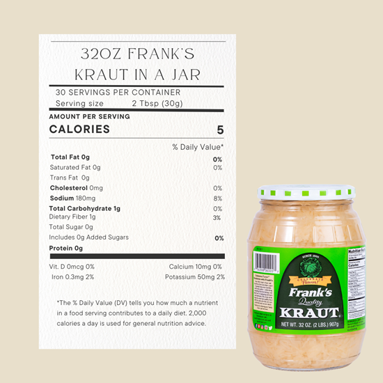 Frank's Kraut, 32 oz - 034300000057