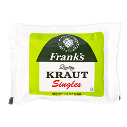 Franks Kraut Singles, 1.5 oz (18 Pack) 