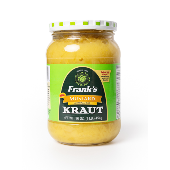 Frank's Mustard Kraut, 16 oz  - 034300000804