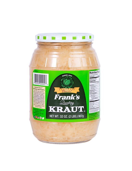 Frank's Kraut, 32 oz - 034300000057